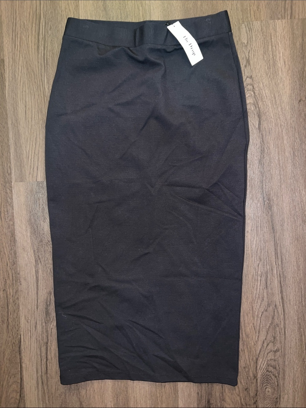 NWT The Drop Esmeralda Classic Black Pencil Skirt
